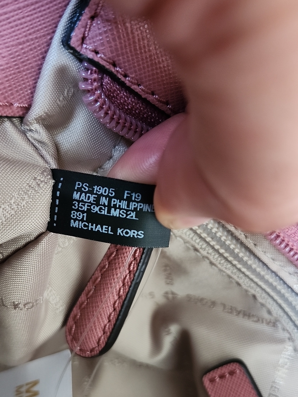Michael Kors Selma Medium Colorblock Leather Satchel Crossbody Rose Multi NWT - Picture 16 of 16
